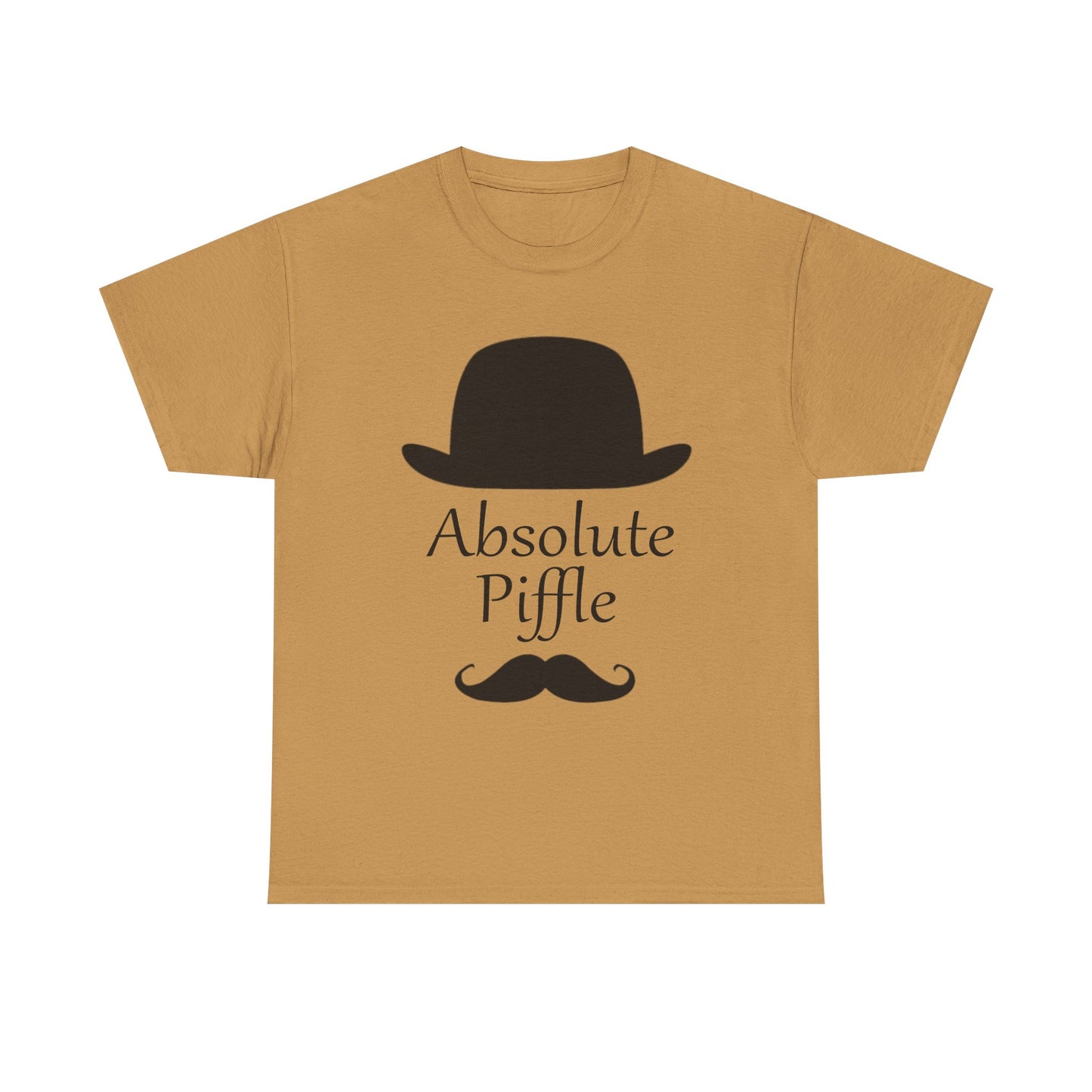 Absolute Piffle Heavy Cotton Crew Neck T-Shirt