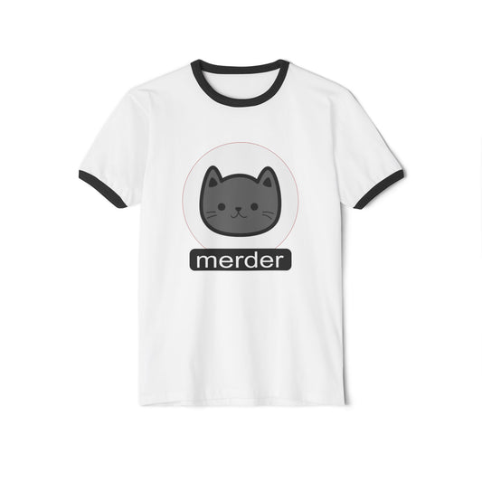 merder Cat, Cute  Ringer T-Shirt