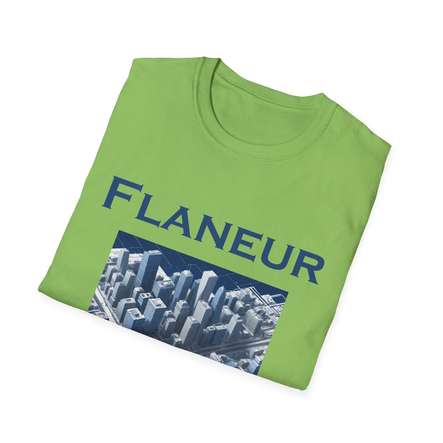 Flaneur Poly Blend Crew Neck Urban Explorer T-Shirt
