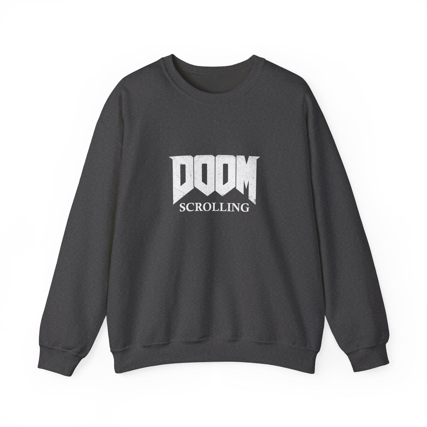 Doom Scrolling Crewneck Sweatshirt - Cozy and Comfy for Casual Days