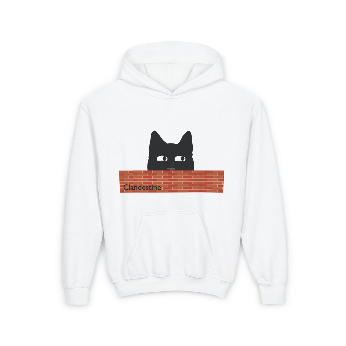 Clandestine Cat Youth Hoodie