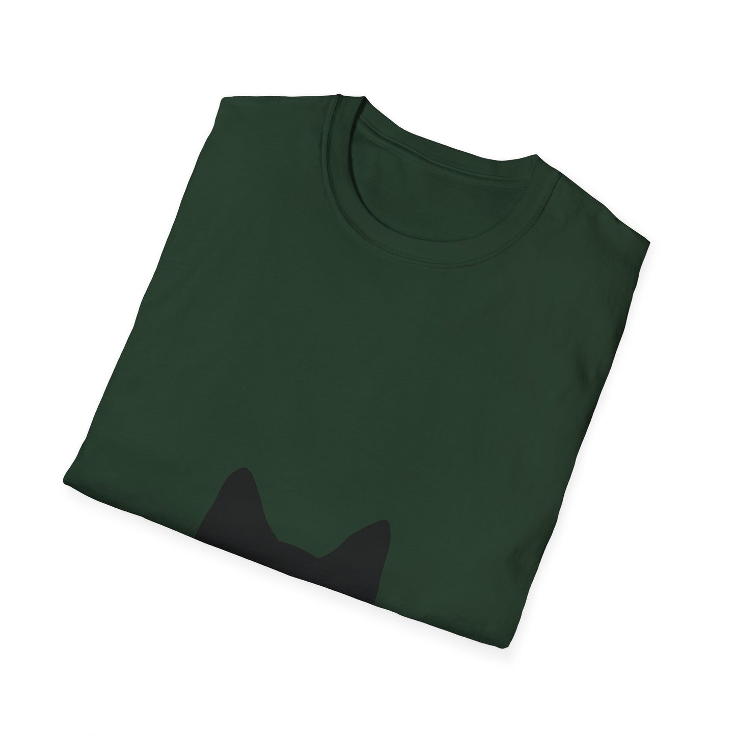 Clandestine Cat Poly Blend Crew Neck T-Shirt