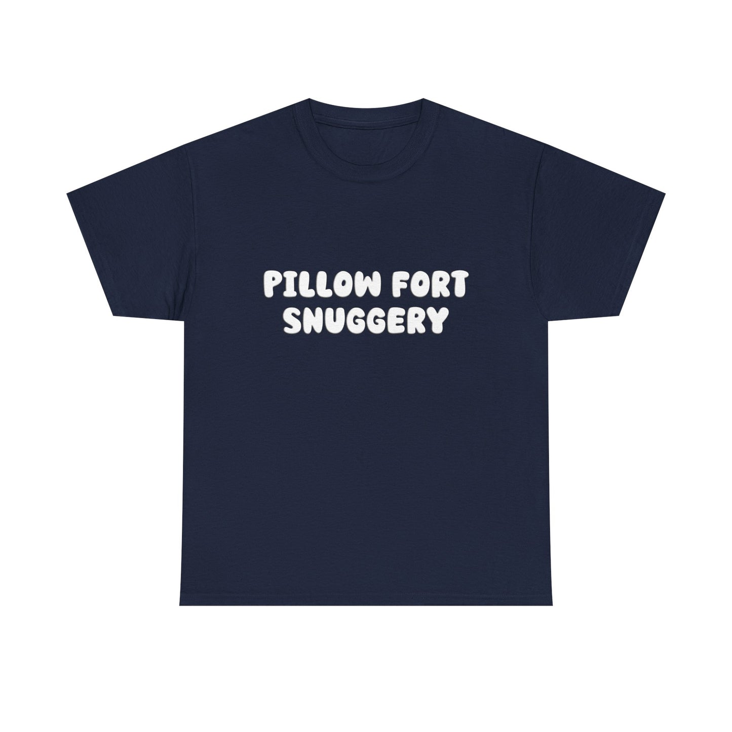 Pillow Fort Snuggery Heavy Cotton Crew Neck Tee