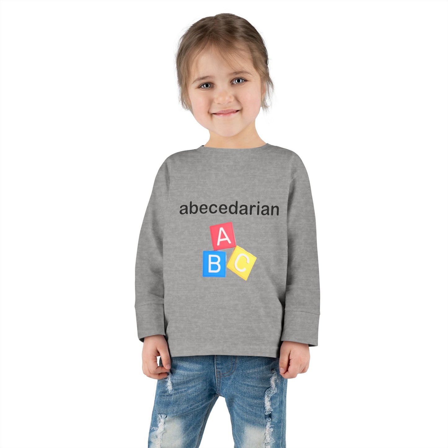 Abecedarian Toddler Long Sleeve Tee