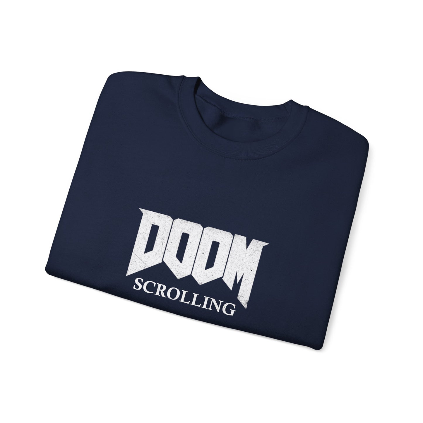 Doom Scrolling Crewneck Sweatshirt - Cozy and Comfy for Casual Days