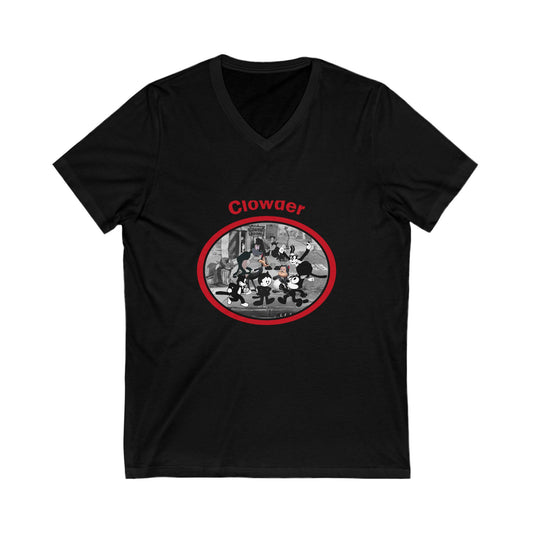 Clowder V-Neck T-Shirt - Fun Ca