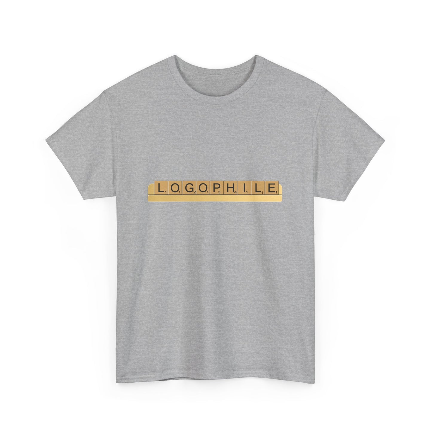 Logophile Heavy Cotton Crew Neck Tee - Perfect for Word Lovers and Book Worms